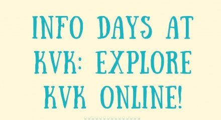 INFO DAYS AT KVK: explore KVK online! (renginys anglų kalba)