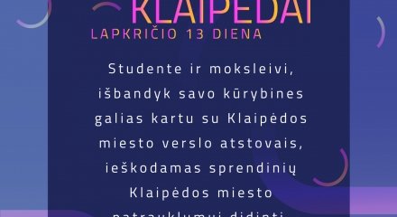 Jaunimas Klaipėdai!