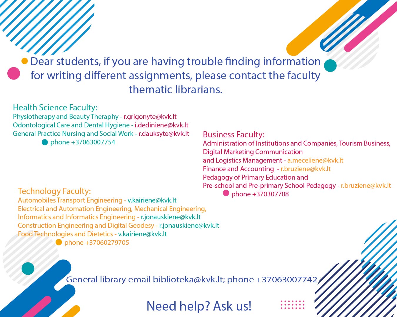 KVK library is ready to provide all the necessary information for the