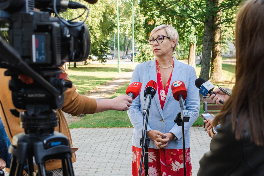 Klaipėdos valstybinėje kolegijoje – ministrės J.Šiugždinienės vizitas
