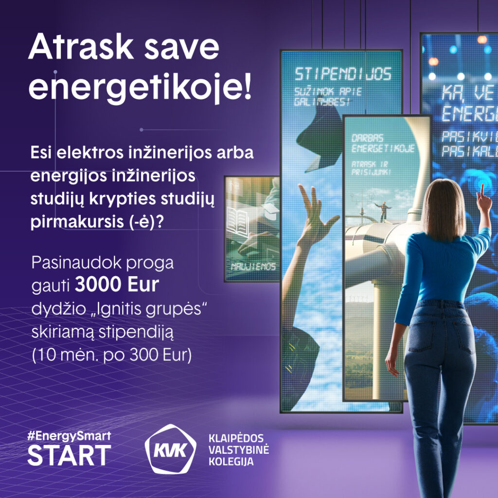 ,,Ignitis grupė” skirs stipendijas pirmakursiams