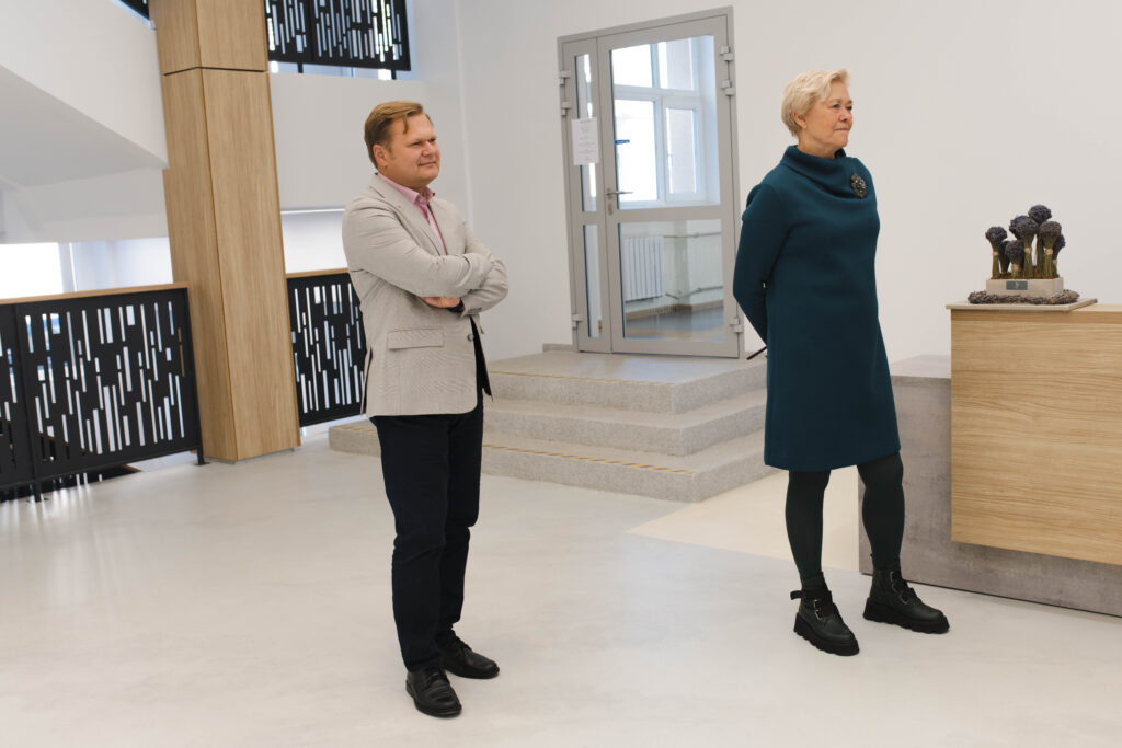 Klaipėdos valstybinėje kolegijoje lankėsi Klaipėdos savivaldybės tarybos narys A. Vaitkus