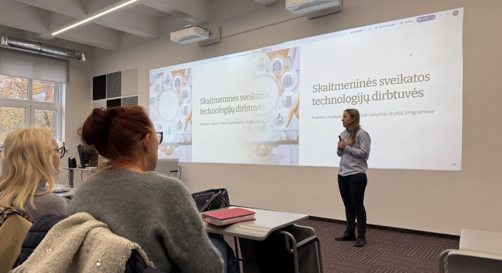 Skaitmenines sveikatos technologijų dirbtuvės