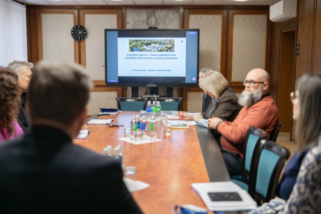 Tyrimo “Klaipėdos miesto ir regiono pasiekiamumas skrydžiais” rezultatų pristatymas
