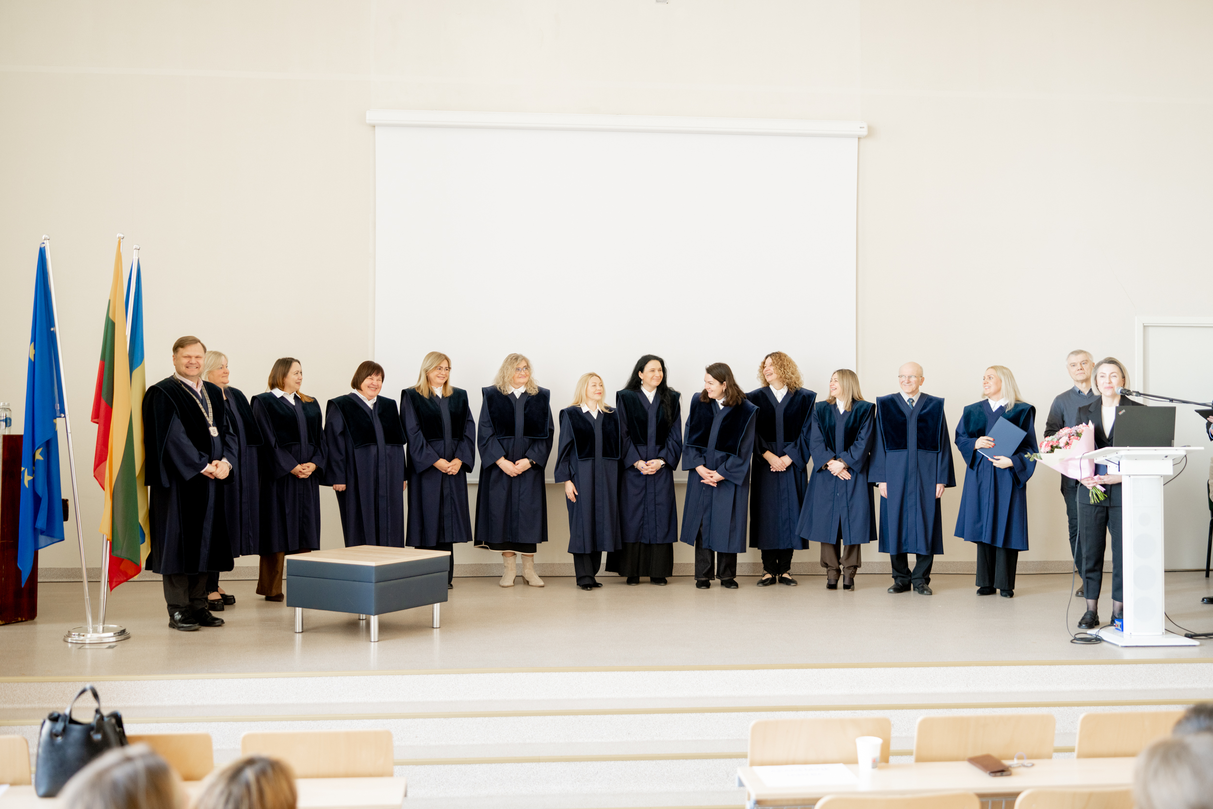 Klaipėdos valstybinės kolegijos bendruomenės Garbės nario vardo suteikimo ceremonija